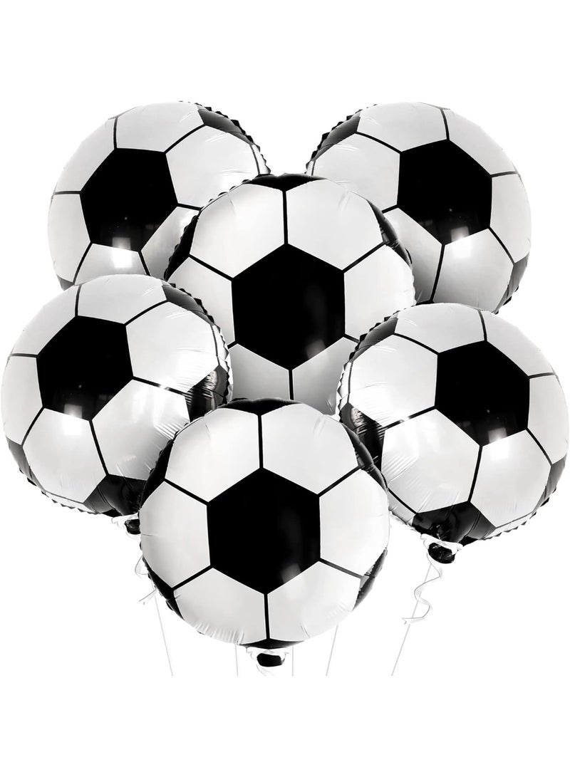 KATCHON Soccer Balloons -18 Inch Balloons | Soccer Birthday Party Decorations , Sports Themed Party Decorations | soccer decorations For Party With Black And White balloons - Image 1